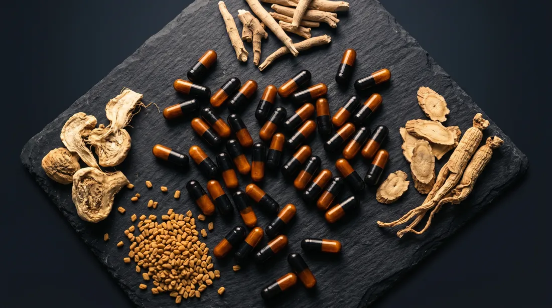 Alpha Surge capsules with maca, fenugreek and ashwagandha
